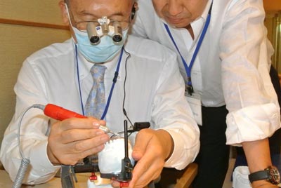 第1回 Dawson Academy「前歯部の修復」の様子